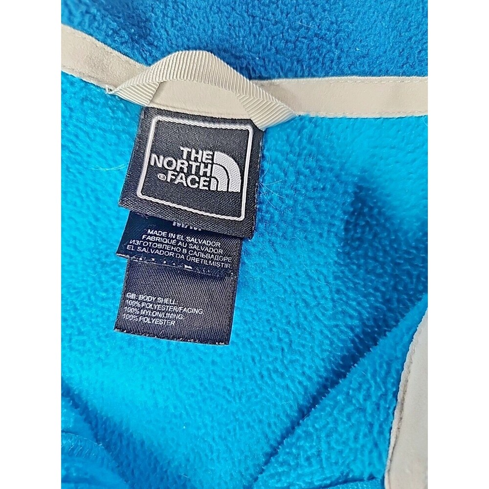 The North Face Khumbu Fleece Jacket Two Toned Colorblock Women’s Blue Sz M - Picture 6 of 6